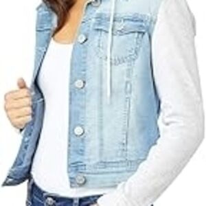 Wallflower Light Blue and White Jean Jacket